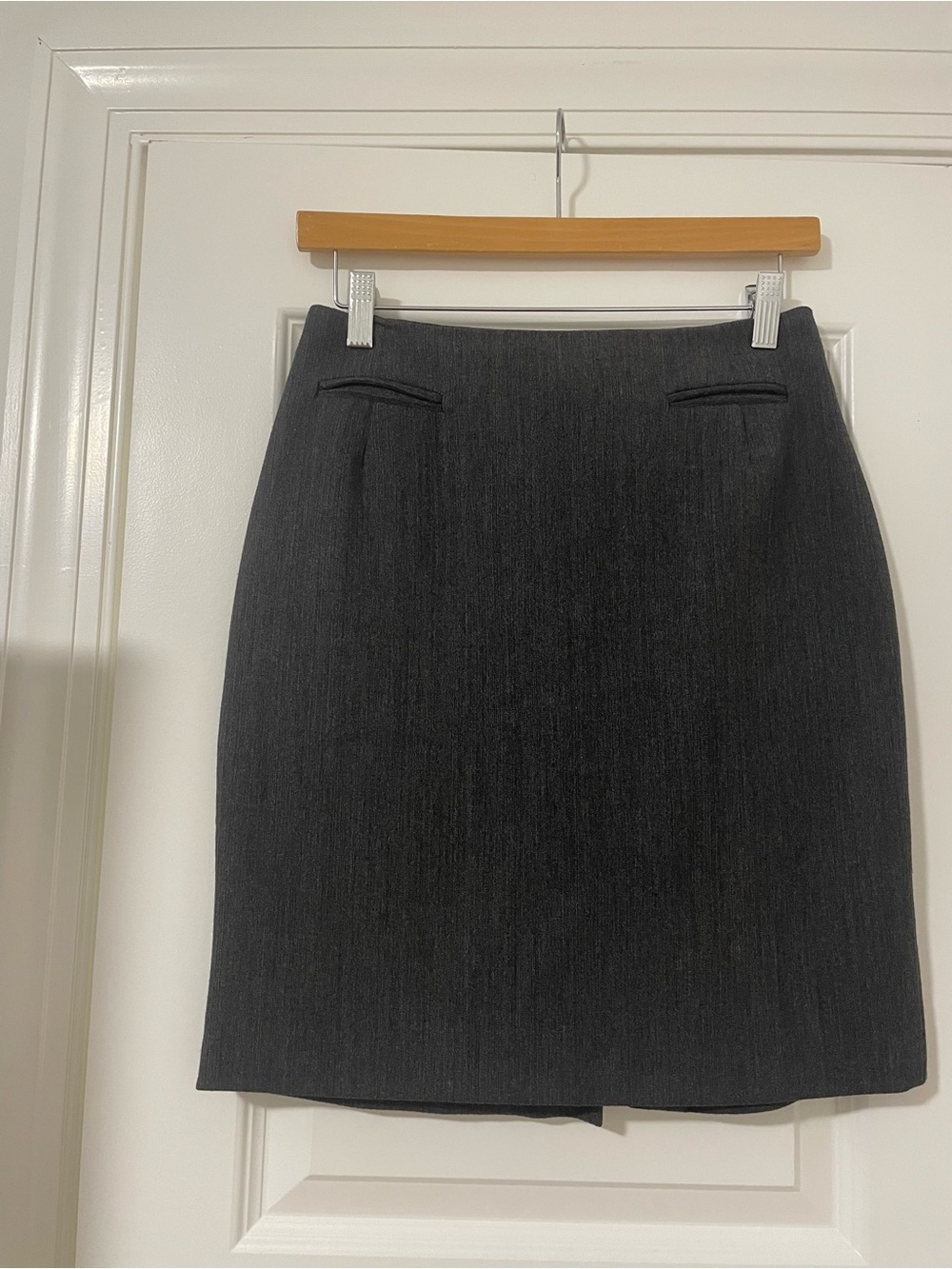 Women's Charcoal Gray Pencil Skirt